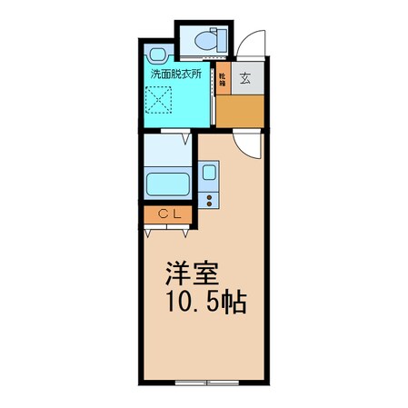 KM1(西17条)の物件間取画像